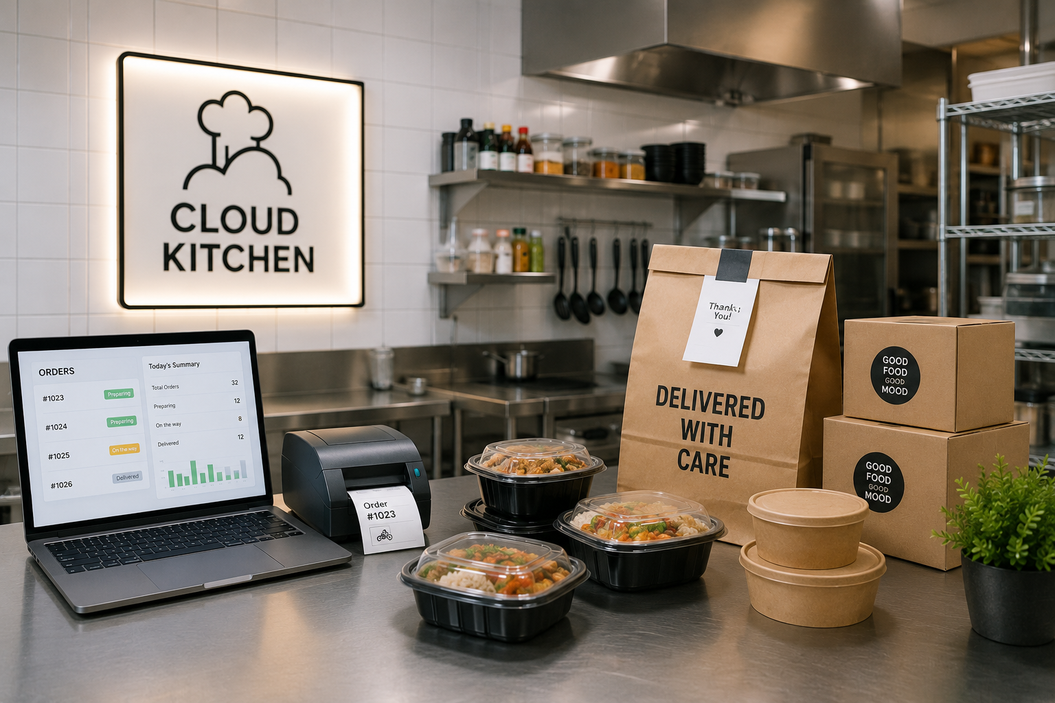 Cloud kitchen home food business India 2026 Swiggy Zomato low investment