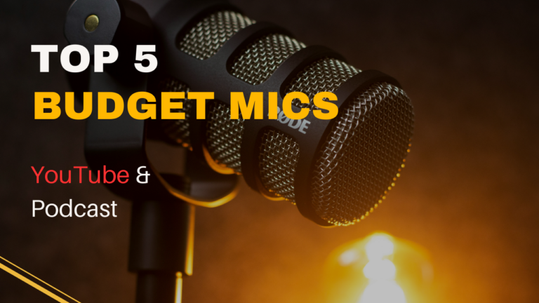 TOP 5 MICS FOR YOUTUBER