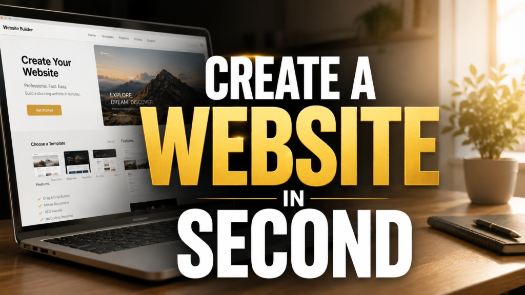 create website & earn money